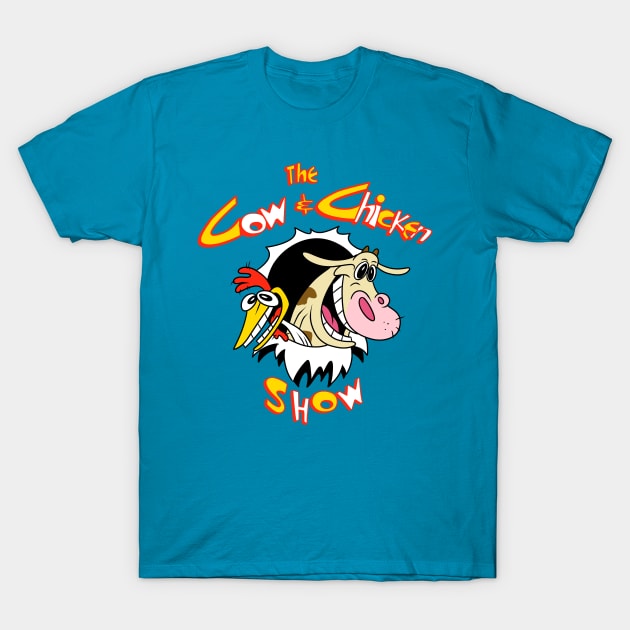 The cow and chicken show T-Shirt by absolemstudio